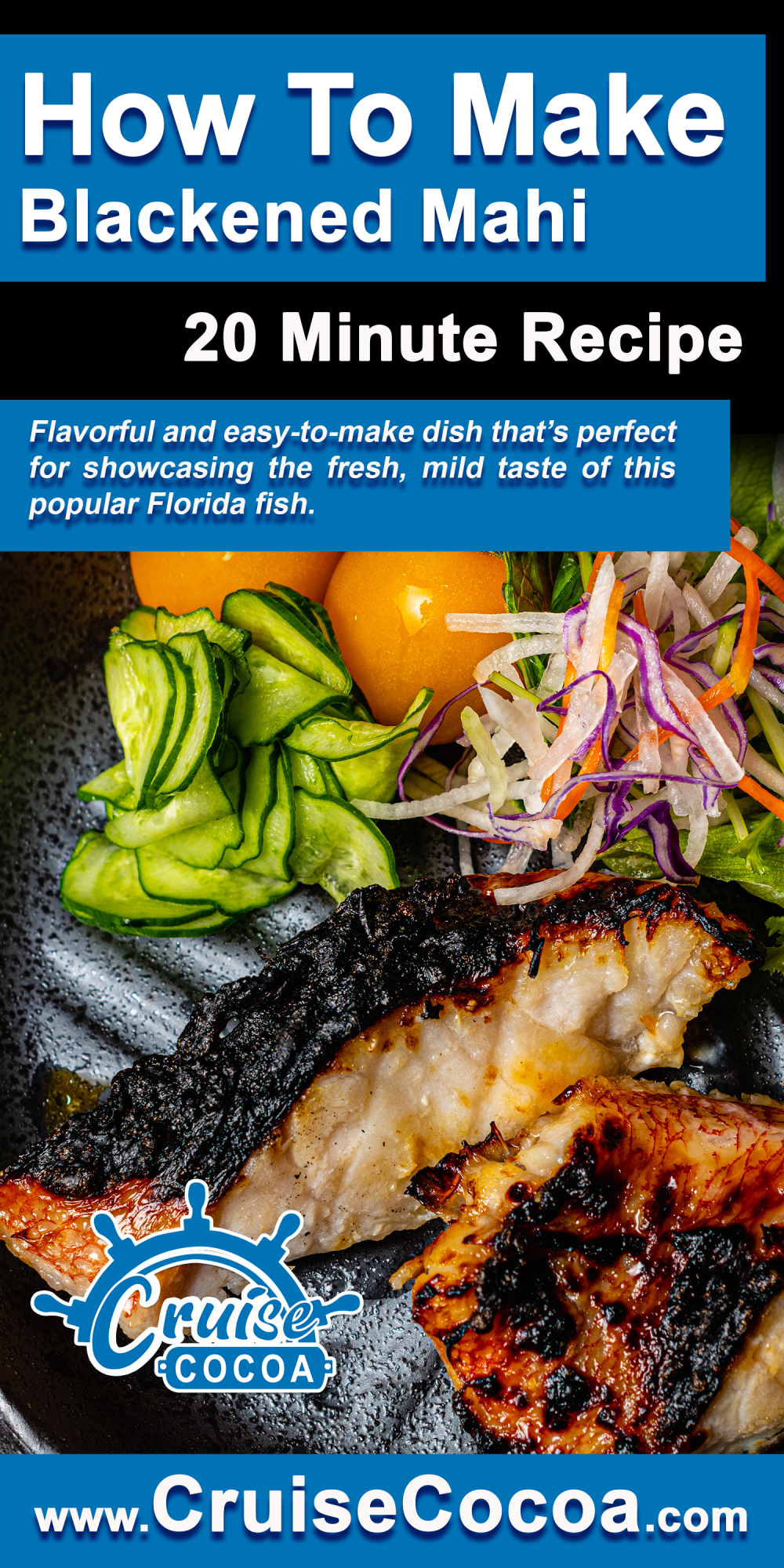 Recipes How to make blackened mahi